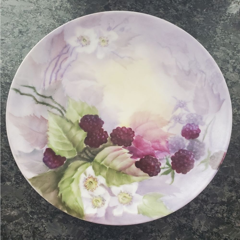 VINTAGE Haviland France Raspberry Plate